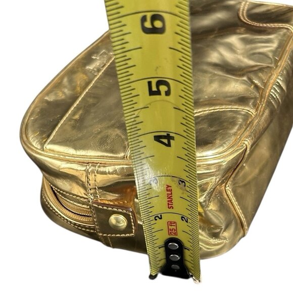 Coach Gold Metallic Make Up/Cosmetic Bag. Limited Edition. - Picture 7 of 13